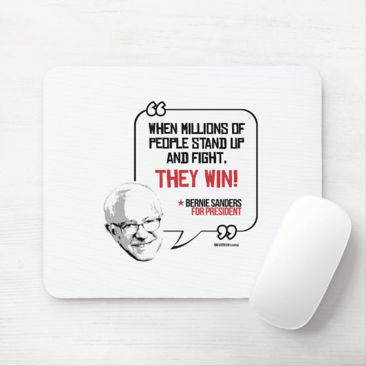 ベルニーの研摩機は引用します-立ち、戦って下さい マウスパッド (マウス)