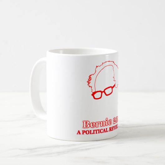 ベルニーの研摩機2016年政治改革のマグ コーヒーマグカップ (正面左)