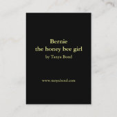 ベルニー-蜂蜜の蜂の女の子 名刺 (裏面)