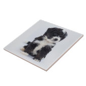 『ベルヌドードル·ラブ』、ペット、子犬、フレ最高のンド タイル (側面)