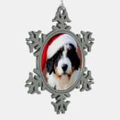 ベルヌードルクリスマス スノーフレークピューターオーナメント (左)