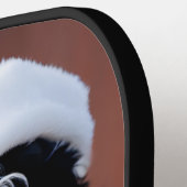 ベルヌードルクリスマス ピックルボールラケット (左詳細)