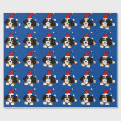 ベルネおもしろいスマウンテンドッグパピークリスマス ラッピングペーパー (フラット)