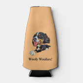 ベルネおもしろいスマウンテンドッグボトルクール ボトルクーラー (正面)