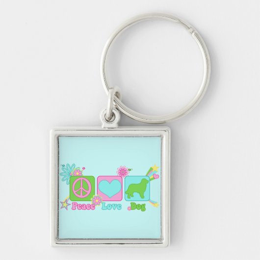 ベルネスマウンテンドッグ キーホルダー (正面)