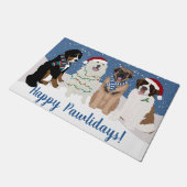 ベルネスレオンベルガーピレネー聖ベルナール ドアマット (アングル)