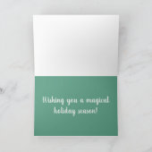 ベルネスレオンベルガー素晴らしピレネー・クリスマス カード (内部)