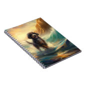 ベルネドドールビーチサーフィン絵画ズ ノートブック (右側)