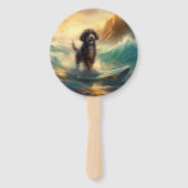 ベルネドドールビーチサーフィン絵画ズ ハンドファン (裏面)