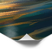 ベルネドドールビーチサーフィン絵画ズ ポスター (コーナー)