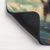 ベルネドドールビーチサーフィン絵画ズ マウスパッド (コーナー)