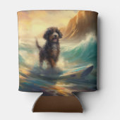 ベルネドドールビーチサーフィン絵画ズ 缶クーラー (裏面)