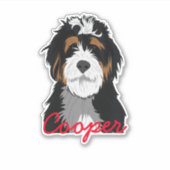 ベルネドドール名前をカスタムする シール (正面)