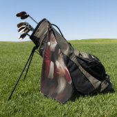 ベルネドードルウィズサンタクロースフェスティバルクリスマス ゴルフタオル (グリーン)