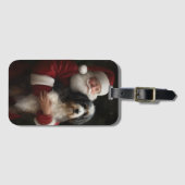 ベルネドードルウィズサンタクロースフェスティバルクリスマス ラゲッジタグ (正面横)