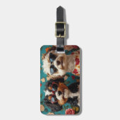 ベルネドードルウィズハートバラバレンタインデー ラゲッジタグ (正面縦)