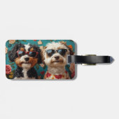 ベルネドードルウィズハートバラバレンタインデー ラゲッジタグ (裏面横)