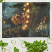 ベルネドードルクリスマスフェスティバル航海 キッチンタオル (折り畳み)