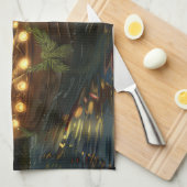 ベルネドードルクリスマスフェスティバル航海 キッチンタオル (四つ折り)