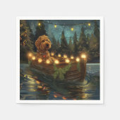 ベルネドードルクリスマスフェスティバル航海 スタンダードカクテルナプキン (正面)