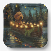 ベルネドードルクリスマスフェスティバル航海 ペーパープレート (正面)