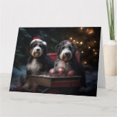 ベルネドードルスノーリースレイクリスマスデコール カード (正面)