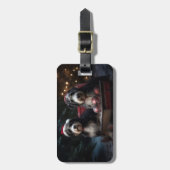 ベルネドードルスノーリースレイクリスマスデコール ラゲッジタグ (正面縦)