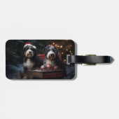 ベルネドードルスノーリースレイクリスマスデコール ラゲッジタグ (裏面横)