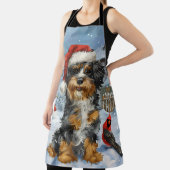 ベルネドードルドッグウィンターワンダーランドクリスマス エプロン (インサイチュ)