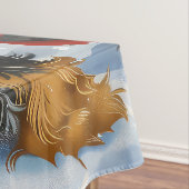 ベルネドードルドッグウィンターワンダーランドクリスマス テーブルクロス (インサイチュ)