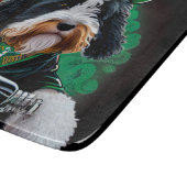 ベルネドードルドッグバイクの聖パトリックの日 カッティングボード (角)