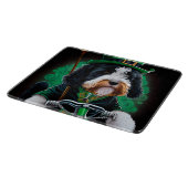 ベルネドードルドッグバイクの聖パトリックの日 カッティングボード (角)