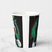 ベルネドードルドッグバイクの聖パトリックの日 紙コップ (左)