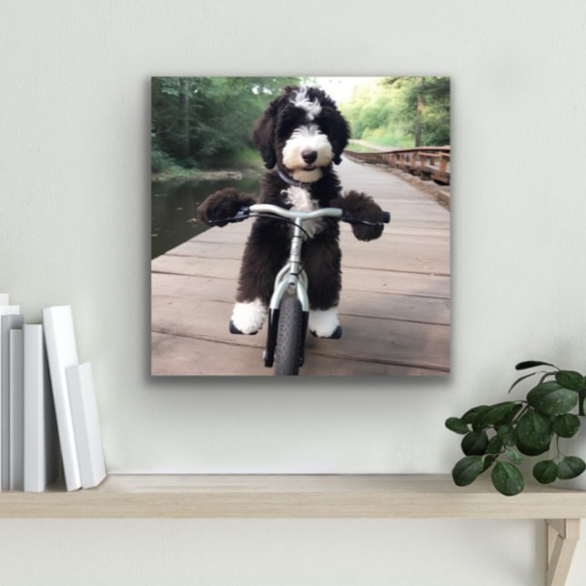 ベルネドードルバイクライダーメタルウォールデコール メタルプリント (クリエイターアップロード済み)