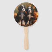 ベルネドードルパピーオータムデライトカボチャ ハンドファン (正面)