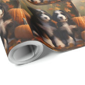 ベルネドードルパピーオータムデライトカボチャ ラッピングペーパー (ロールコーナー)