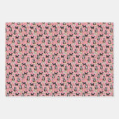 ベルネドードルフローラかわいい犬 ラッピングペーパーシート (正面3)