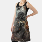 ベルネドードルライディングオートバイハロウィンホラー エプロン (インサイチュ)