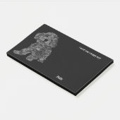 ベルネドードル抽象芸術アートドッグ名 ポストイット (アングル)