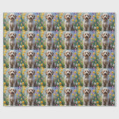 ベルネドードル春の花絵を描ズ ラッピングペーパー (フラット)