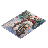 ベルネドールドッグオートバイクリスマス ノートブック (左側)