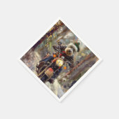 ベルネドールドッグクリスマス スタンダードカクテルナプキン (角)