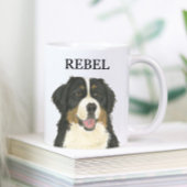 ベルネパーソナライズされたスマウンテンドッグ コーヒーマグカップ