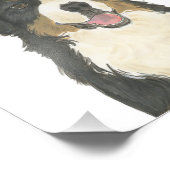 ベルネパーソナライズされたスマウンテンドッグ フォトプリント            (角)