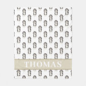 ベルネパーソナライズされたドレ フリースブランケット (正面)