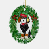 ベルネパーソナライズされたドールクリスマス小妖精や小人 セラミックオーナメント (右)