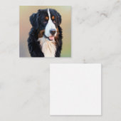 ベルネマウンテンドッグアート ノートカード (正面/裏面)