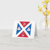 ベルネラ素晴らし国旗 カード (黄色い花)