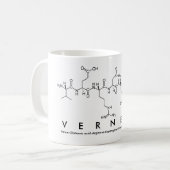 ベルネルペプチド名mug コーヒーマグカップ (正面左)