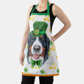 ベルネーズホリデーホームデコールセントパトリックのデイドッグ エプロン (インサイチュ)